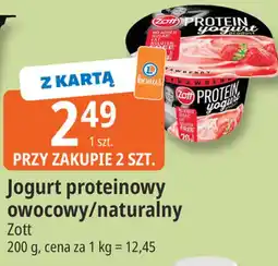 E.Leclerc Jogurt proteinowy owocowy/naturalny Zott oferta
