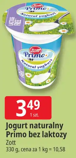 E.Leclerc Jogurt naturalny Primo bez laktozy Zott oferta