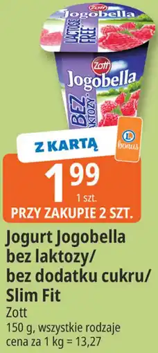 E.Leclerc Jogurt Jogobella bez laktozy/ bez dodatku cukru/ Slim Fit Zott oferta