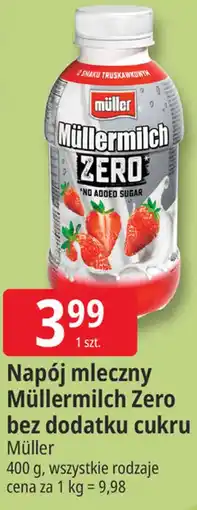 E.Leclerc Napój mleczny Müllermilch Zero bez dodatku cukru oferta