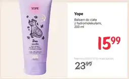Rossmann Balsam do ciała z hydromolekułami Yope Bez i wanilia oferta
