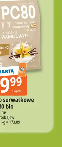 E.Leclerc PC80 Koncentrat białka serwatkowego BIO oferta