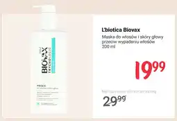 Rossmann Maska do włosów L'biotica Biovax przeciw wypadaniu włosów i skóry głowy oferta
