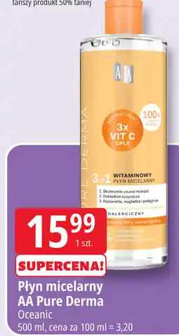 E.Leclerc Płyn micelarny AA Pure Derma Oceanic oferta