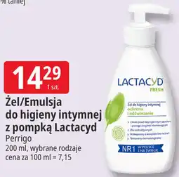 E.Leclerc Żel/Emulsja do higieny intymnej z pompką Lactacyd oferta