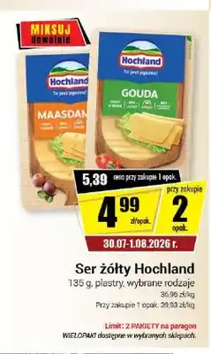 Premium Nasz Sklep Ser żółty Hochland plastry oferta