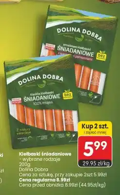 Market Point Smakowe kiełbaski śniadaniowe z suszonymi pomidorami Dolina Dobra oferta