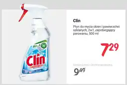 Rossmann Płyn do mycia okien i powierzchni szklanych Clin 2w1 zapobiegający parowaniu oferta