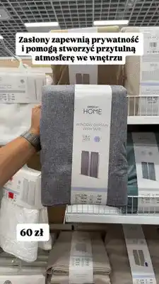 Pepco Zasłony z taśmą Pepco Home oferta