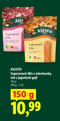 Lidl Supersnack Mix z jagodami goji Alesto oferta
