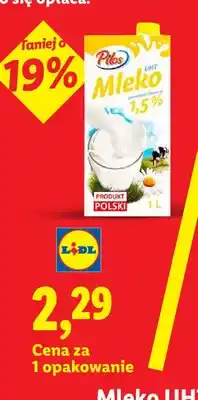 Lidl Mleko UHT 1,5% Pilos oferta