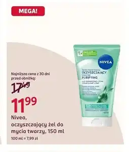 Rossmann Oczyszczający żel do mycia twarzy Nivea Purifying oferta