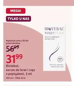 Rossmann Serum do brwi i rzęs Biotebal Rzęsy Pure z peptydami oferta