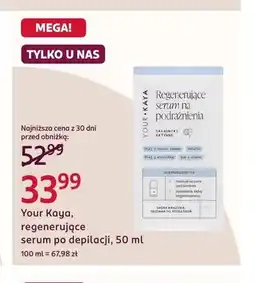 Rossmann Regenerujące serum po depilacji Your Kaya oferta