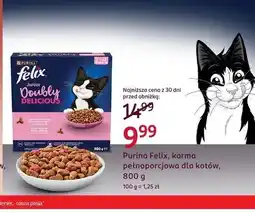 Rossmann Karma dla kotów Felix Junior Doubly Delicious oferta