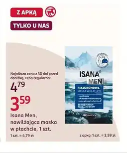 Rossmann Nawilżająca maska w płachcie Isana Men Hialuronowa oferta
