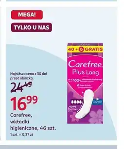 Rossmann Wkładki higieniczne Carefree Plus Long oferta