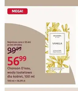 Rossmann Woda toaletowa dla kobiet Chanson D'eau Vanilla oferta