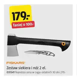 Jula Zestaw siekiera i nóż Fiskars oferta