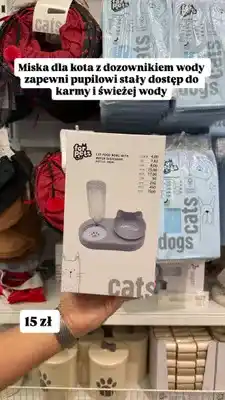 Pepco Miska dla kota z dozownikiem wody For Pets oferta