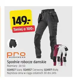 Jula Spodnie robocze damskie Pro Workwear oferta