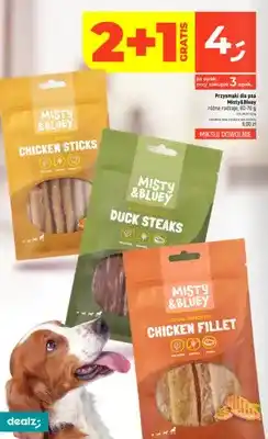 Dealz Przysmaki dla psa Chicken Sticks Misty & Bluey oferta