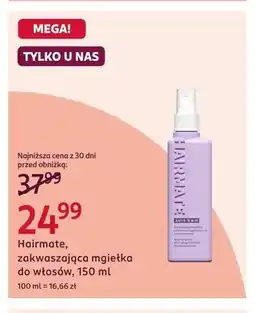 Rossmann Zakwaszająca mgiełka do włosów Hairmate Acid Rain oferta