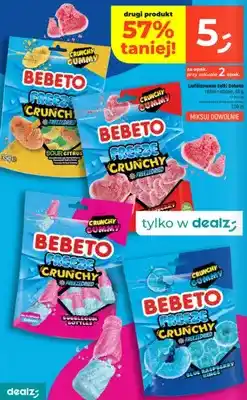 Dealz Żelki liofilizowane Bebeto Freeze Crunchy Strawberry oferta