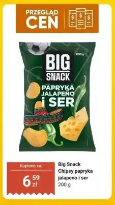 Dino Chipsy papryka jalapeno i ser Big Snack oferta