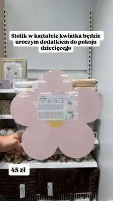 Pepco Stolik w kształcie kwiatka Pepco Home oferta