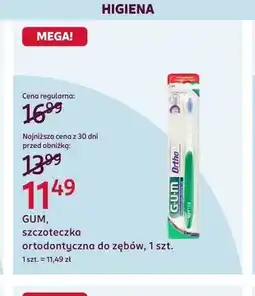 Rossmann Szczoteczka ortodontyczna do zębów GUM Ortho oferta