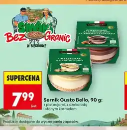 Biedronka Sernik Gusto Bello z pistacjami oferta