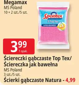 E.Leclerc Ściereczki gąbczaste Top Tex/Ściereczka jak bawełna oferta