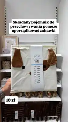 Pepco Składany pojemnik do przechowywania Pepco Home oferta