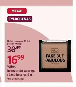 Rossmann Bronzer do twarzy Wibo Fake But Fabulous oferta