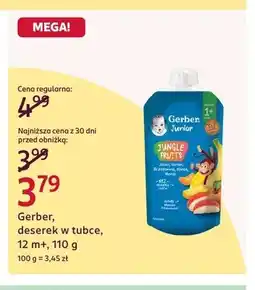 Rossmann Deserek w tubce Gerber Junior Jungle Fruits oferta