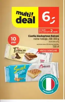 Dealz Ciastka biszkoptowe Balconi Snack Latte 10-pak oferta