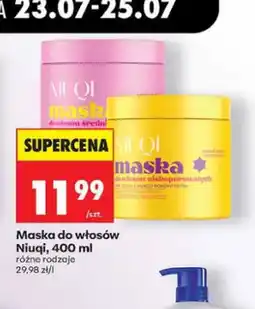 Biedronka Maska do włosów niskoporowatych Niuqi oferta