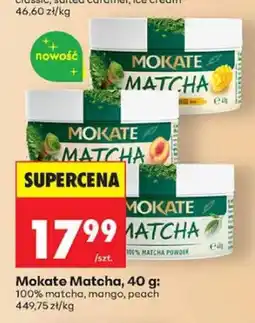 Biedronka Herbata Mokate Matcha Mango oferta