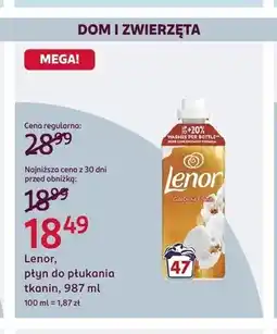 Rossmann Płyn do płukania tkanin Lenor Gold Orchid & Vanilla oferta
