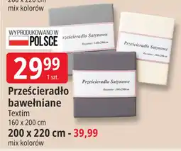 E.Leclerc Prześcieradło bawełniane Textim oferta