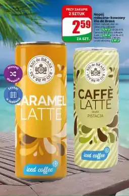Dino Napój mleczno-kawowy Rio de Brass Caffè Latte smak pistacja oferta