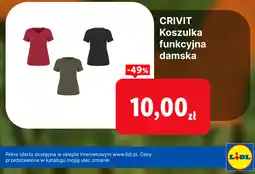 Lidl CRIVIT Koszulka funkcyjna damska oferta