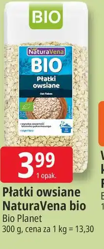 E.Leclerc Płatki owsiane NaturaVena bio Bio Planet oferta