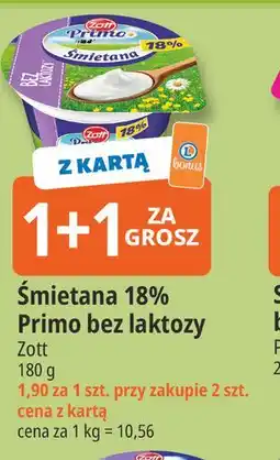 E.Leclerc Śmietana 18% Primo bez laktozy Zott oferta