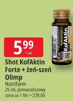 E.Leclerc Shot KofAktin Forte + żeń-szeń Olimp oferta