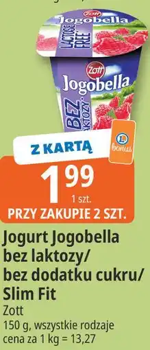 E.Leclerc Jogurt Jogobella bez laktozy/ bez dodatku cukru/ Slim Fit Zott oferta