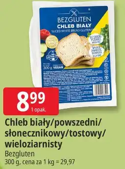 E.Leclerc Bezgluten Chleb biały/powszedni/słonecznikowy/tostowy/wieloziarnisty oferta