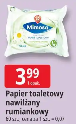 E.Leclerc Mimosa Papier toaletowy nawilżany rumiankowy oferta