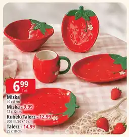 E.Leclerc Miska / Kubek / Talerz truskawka oferta